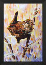 Quadro scritto su ramo con