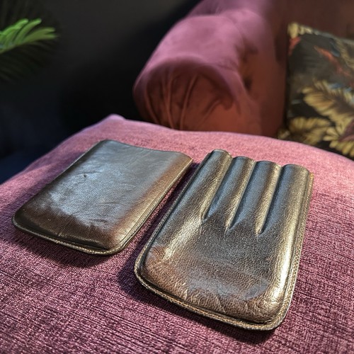 Vintage c1950s brown leather - c1950s, 4