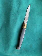 COLTELLO ANTICO PATTADA AUSONIA MANICO RESINA KNIFE NAVAJA COUTEAU ANCIEN 