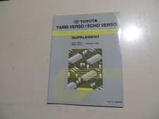 Toyota Yaris Verso / Echo Verso NCP NLP Schema di cablaggio elettrico 11.2002