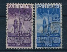 1950  ITALIA RADIODIFFUSIONE SERIE 2 FRANCOBOLLI USATI   F/3642