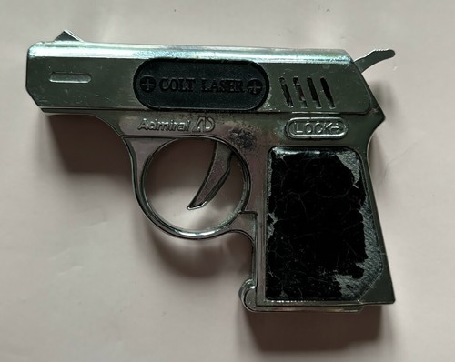 Vintage revolver gas lighter - gas,