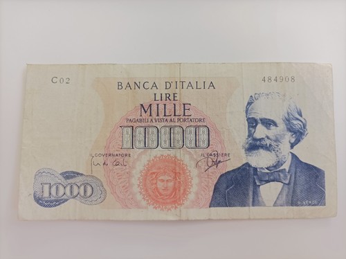Banconota 1000 lire - banconota, 1°