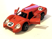 1969 auto da corsa pressofusa vintage Politoys E Ford GTJ 1:43 N/586 classica rara F2