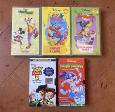 Lotto 5 VHS Walt Disney Pippo Toy Story 2 Bonkers Usate Non Testate
