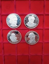 Germania Lotto di 4 Monete Prova Proof Commemorative da 10 Mark tutte differenti