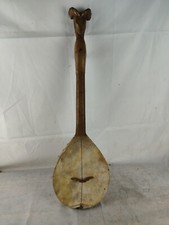 Strumento musicale gusla in legno scolpito cm 62x15 Antikidea