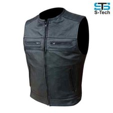 Gilet da Moto in pelle  Stechmoto ST 1180 PW Custom Vintage e Café Race