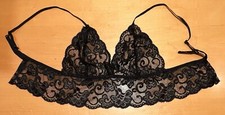 Reggiseno Pizzo Nero Sexy Lingerie Femminile Biancheria Intimo Nuovo Donna