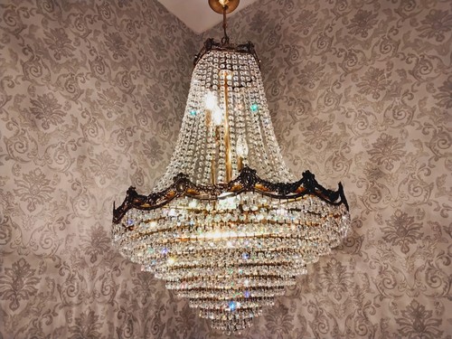 Antico grande lampadario - grande,
