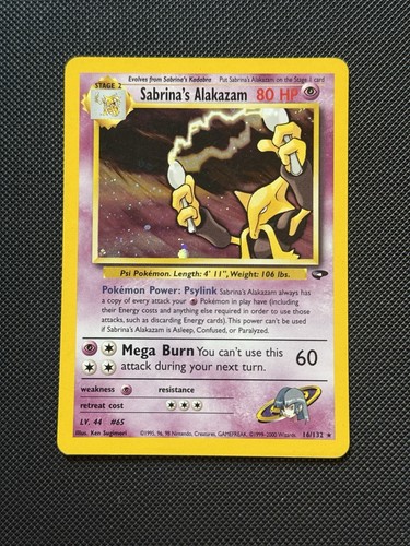 Sabrina alakazam 132 gym - sabrina's,