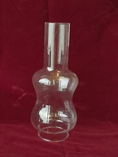 CAMPANA TUBO PARALUME VETRO TRASPARENTE RICAMBIO LAMPADA LUME Ø 6 CM. BP39/BP43