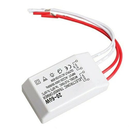 Trasformatore 60w 220v 12v - 20-60w,