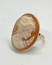 Anello in Oro 14kt con Cammeo