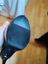 scarpa con  plateau da 2,5cm e tacco 13.in vernice