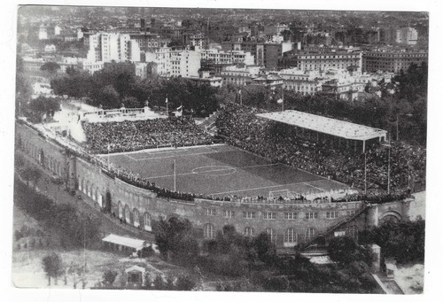 Cartolina roma stadio del - , pnf