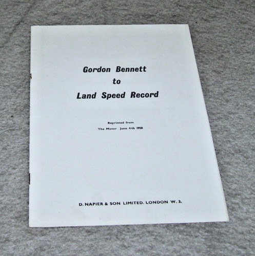Gordon bennett land speed - bennett, to