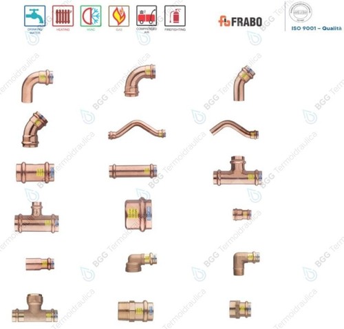 Raccordi rame bronzo a - rame, e