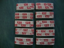 20 NUMERI CONTRASSEGNO CUCIRE