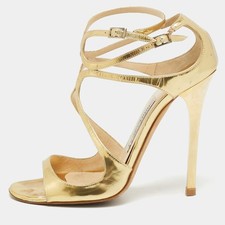 Jimmy Choo Lance Size 37 Gold