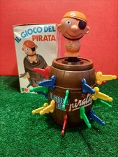IL GIOCO DEL PIRATA - SEBINO TOYS - ANNI 70 COMPLETO E FUNZIONANTE