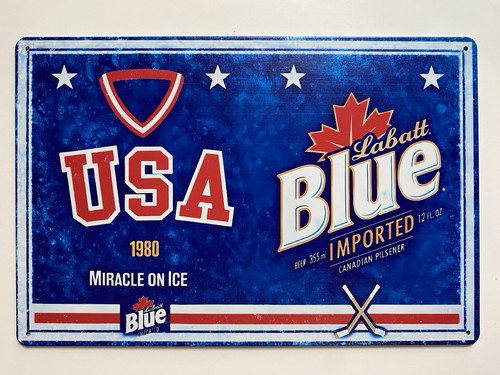 Insegna hockey olimpica labatt - insegna,