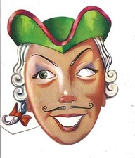 Maschera di CARNEVALE  (  B 06 ).......................anni '60