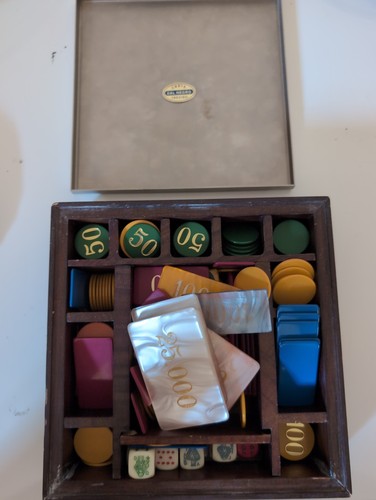 Set poker vintage - , negro