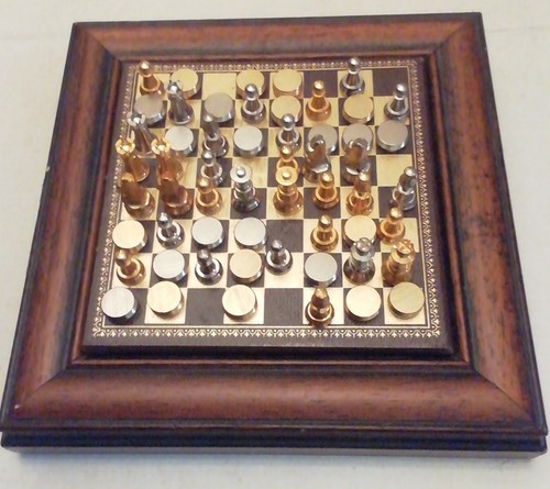 Scacchiera legno magnetica - scacchiera,