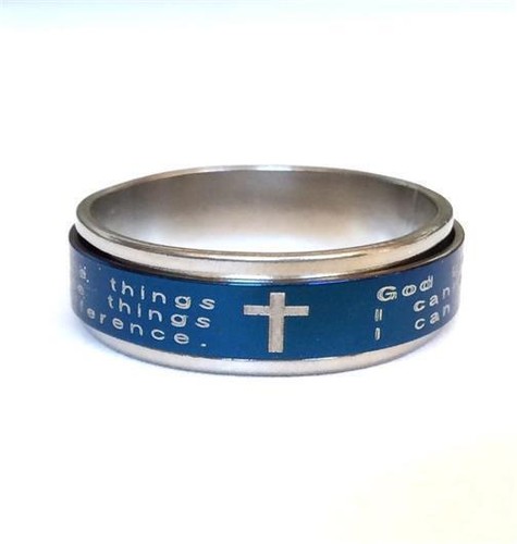 Anello serenity prayer spinner - serenity,