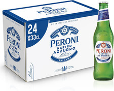 , Cassa Con 24 Bottiglie Di Birra Da 33 Cl, Birra Premium Lager a Bassa Fermenta