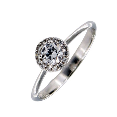 Anello solitario donna oro - in,