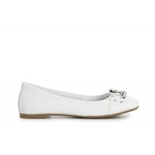 Cafe Noir BALLERINA IN PELLE LAMINATA CON CATENA - C1EH4005