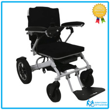 CARROZZINA ELETTRICA LEGGERA PIEGHEVOLE AUTONOMIA 25KM ANZIANI E DISABILI