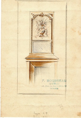 Disegno originale trumeau - -,