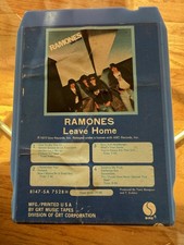 Vintage 8-Track Tape RAMONES " LEAVE HOME" 1977 SIRE/GRT **tested  See Pictures