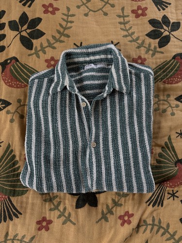 Camicia uomo zara verde - camicia,