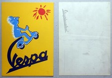 Vespa piaggio cartolina - vespa,