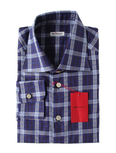Camicia cotone riquadri - cotone,