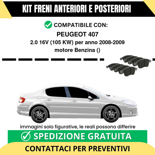 Pastiglie freno ant post - freno,