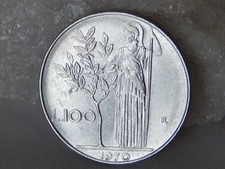 1970 Italy 100 Lire Coin