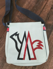 Moncler Borsa Borsello a Tracolla in Vernice Bianca Vintage Rarità x Collectors