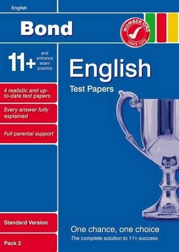 Bond test papers - bond, english