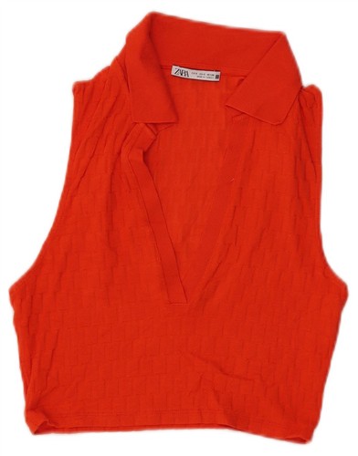 Polo donna zara crop - crop, senza