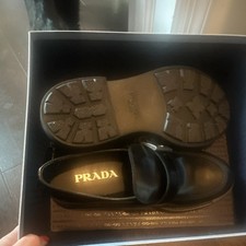 Mocassino prada pelle nero - pelle,