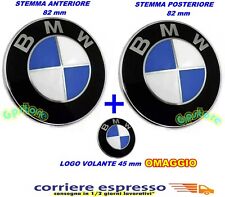 KIT STEMMI PER BMW 316 318 320 325 328 D FREGI ANTERIORE+POSTERIORE 82mm+OMAGGIO