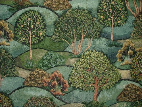 Arazzo albero prato - arazzo,