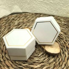 Set 20 Scatoline Esagonali Porta Confetti Bianca Fai Da Te DIY