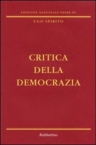 Libri ugo spirito critica - libri,