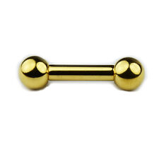 Piercing oro titanio 3,0 mm asta bilanciere 8-19 mm orecchio seno piercing intimo spina